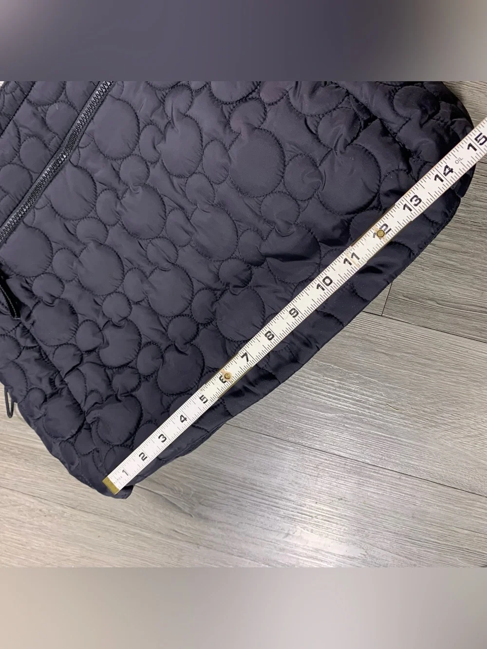 Disney Original Zip Tote Black Moonless Night in Featherweight
